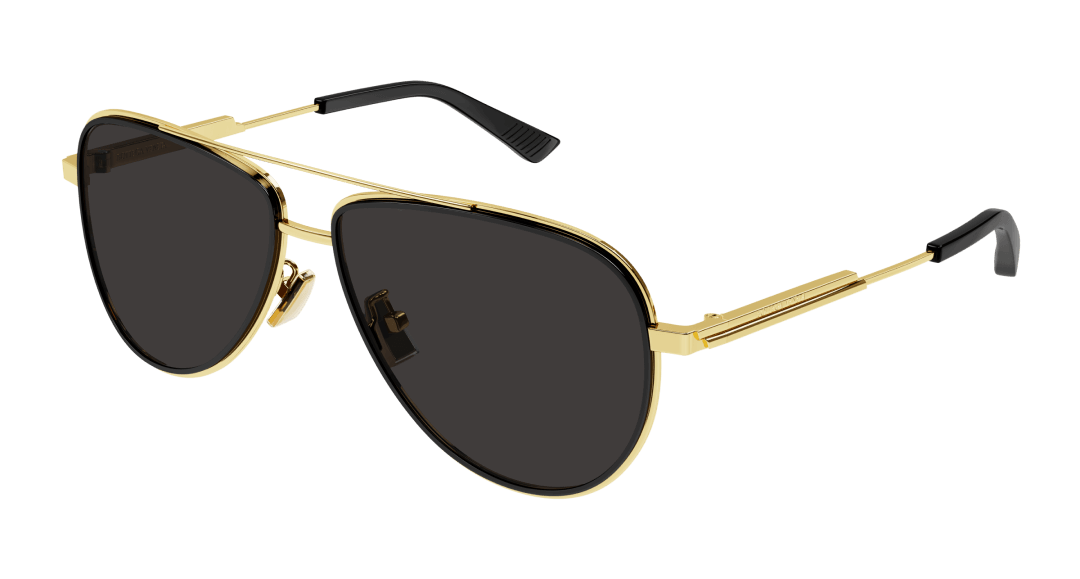 Bottega Veneta Bv1240s men Sunglasses Gold