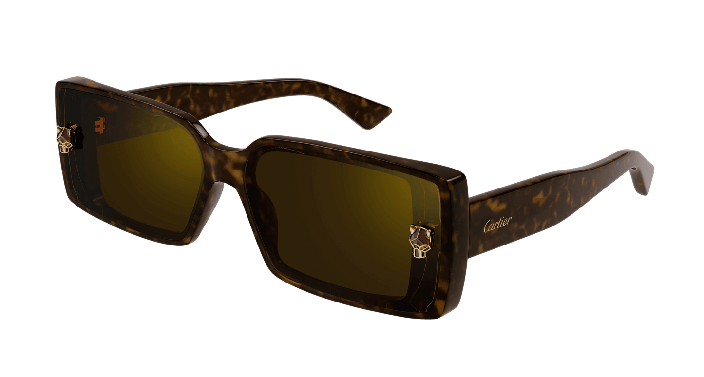 Cartier Women's Panthère Rectangle Sunglasses CT0358S