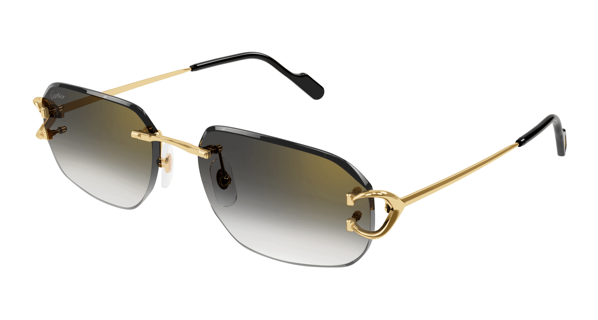 Cartier Rimless Rectangle Sunglasses CT0468S – All Eyes On Me