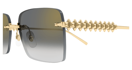 Cartier Women's Square Rimless Sunglasses CT0545S