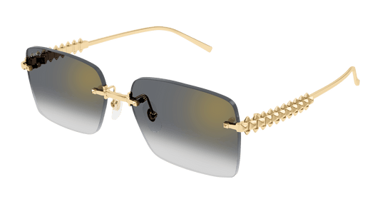 Cartier Women's Square Rimless Sunglasses CT0545S