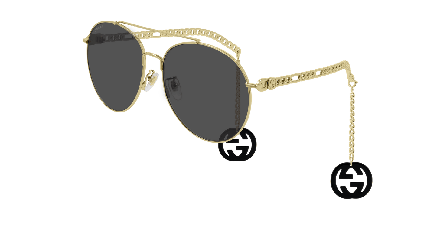 Gucci Women's Pilot Sunglasses GG0725S