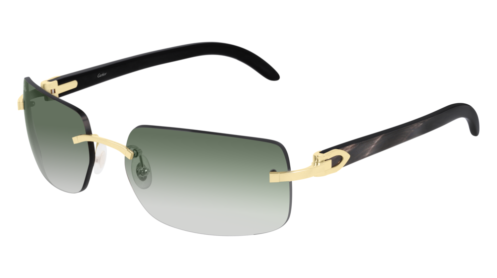 Cartier Black Horn Sunglasses CT0022RS