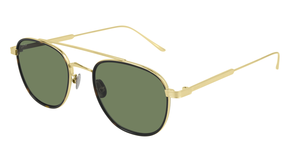C de Cartier Men's Square Sunglasses CT0251S