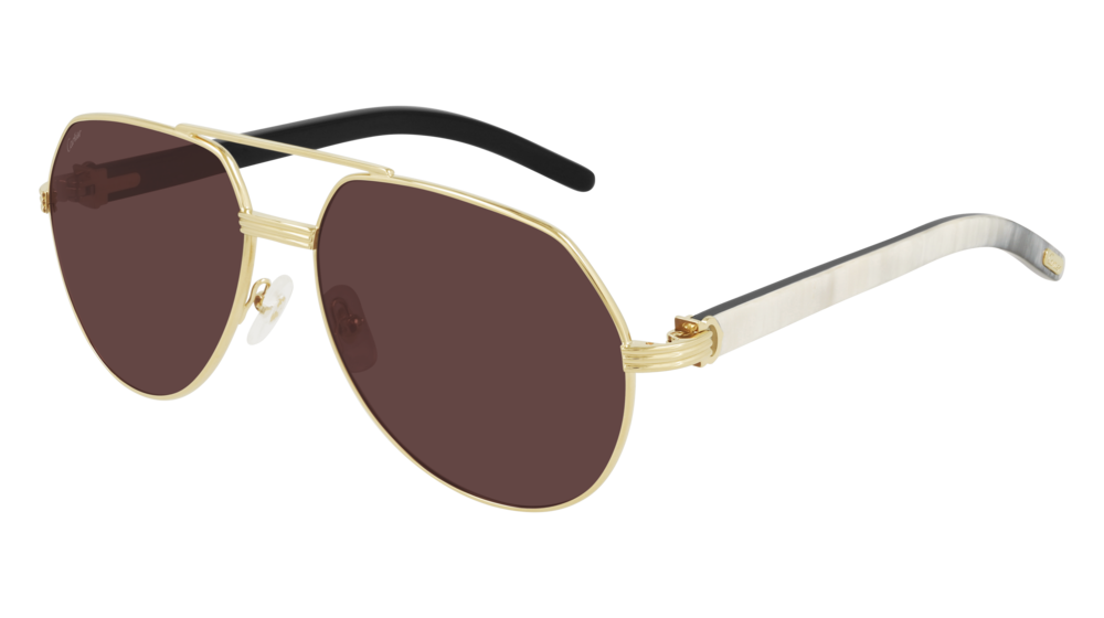 Cartier Men's Pilot Sunglasses CT0272S