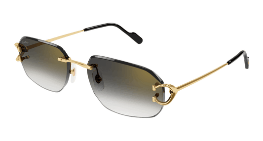 Cartier Rimless Rectangle Sunglasses CT0468S
