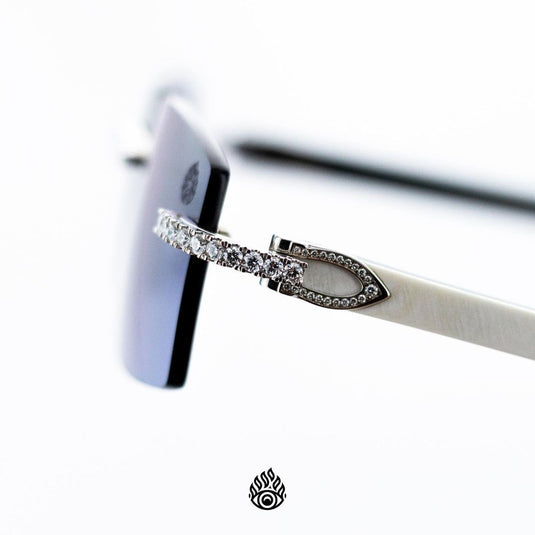 Cartier Diamond Glasses Cartier "Bust Down" All Eyes On Me