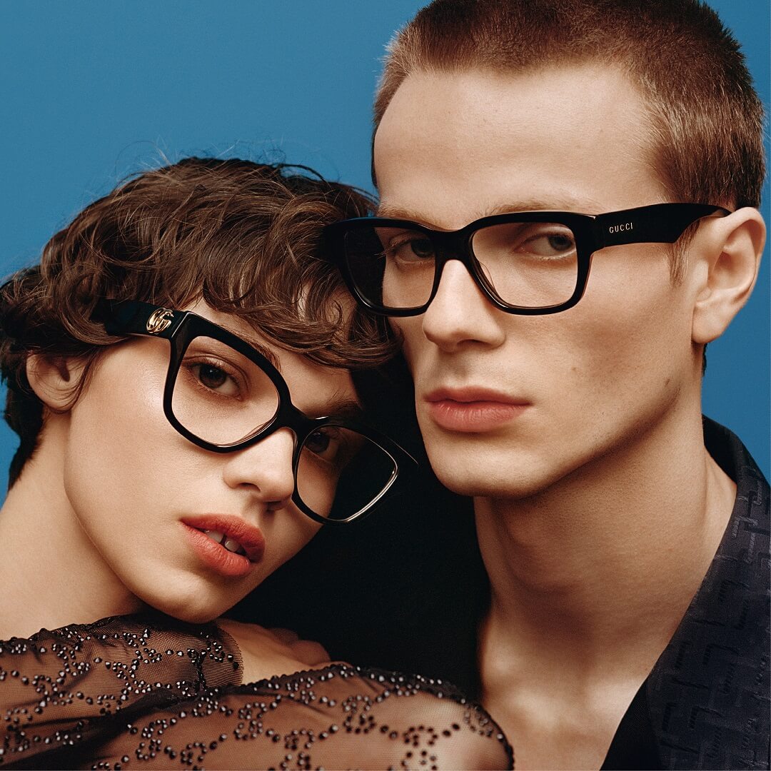 Gucci glasses and sunglasses