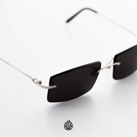 Cartier Signature C Glasses, Platinum with Black Lens