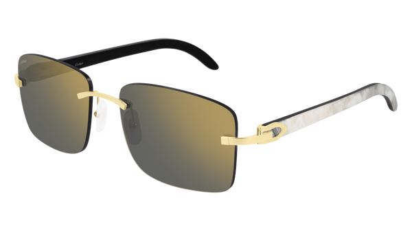 Cartier White Buffalo Horn Sunglasses CT0030RS All Eyes On Me