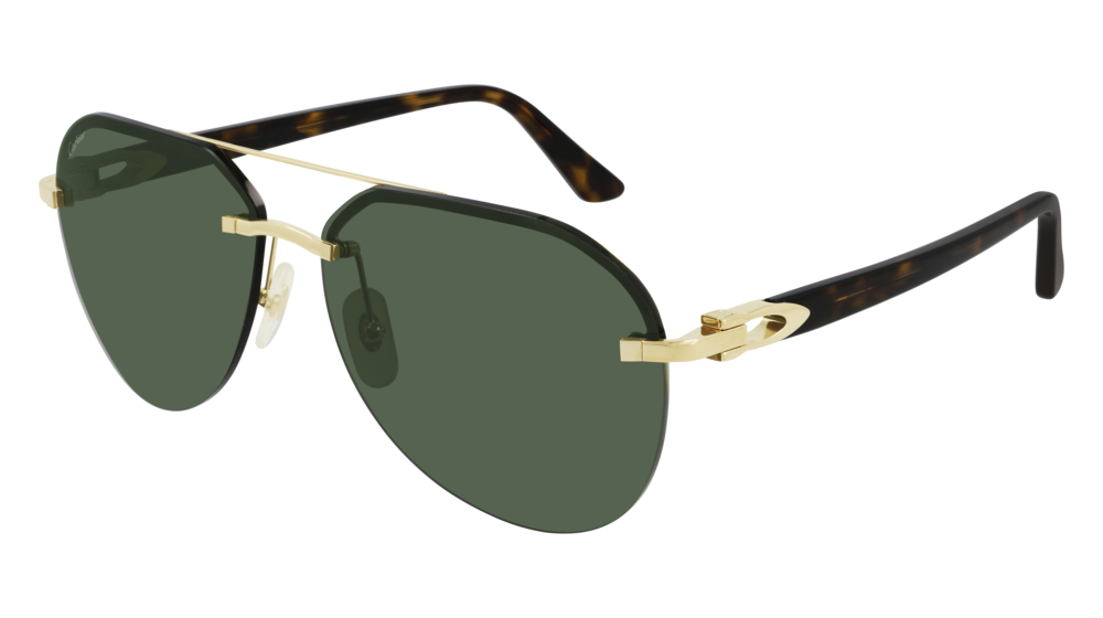 Cartier Men's Pilot Sunglasses CT0275S